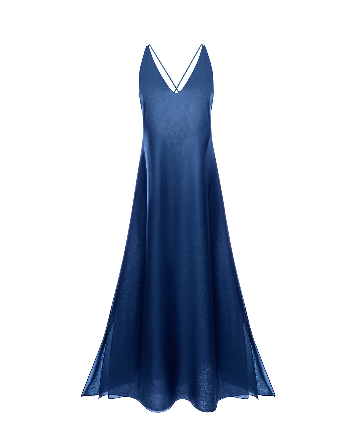 Сукня з додаванням шовку Oceania, Синій, S