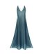 Сукня з додаванням шовку Oceania, Блакитно-синій, S